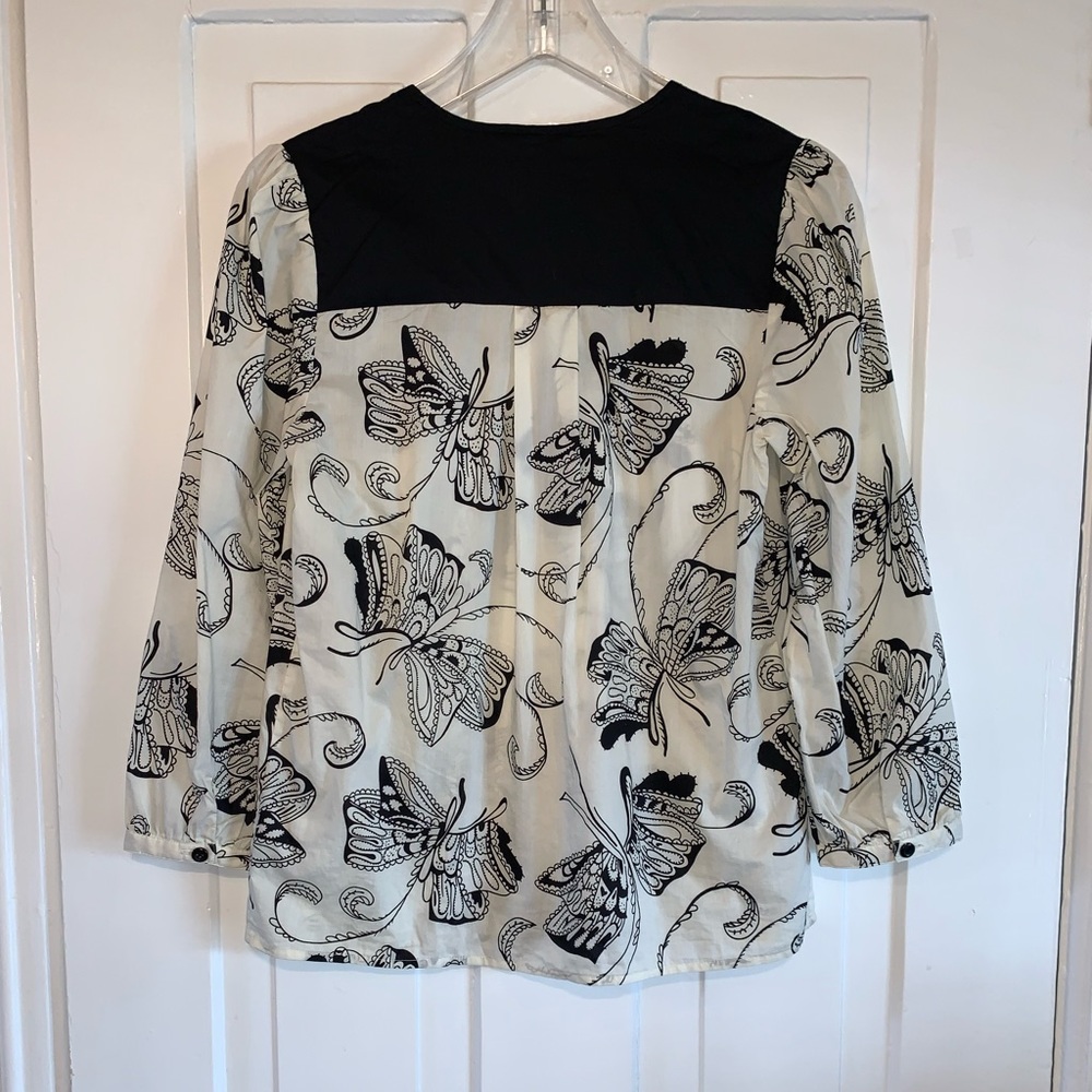 Anthropologie Girls From Savoy Cotton Blouse - Picture 14 of 16